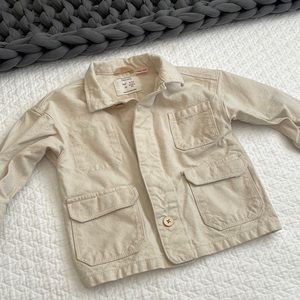 SALE ✨Zara Baby Boy Collection - Cotton Canvas Jacket 9-12months